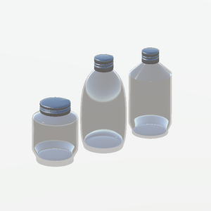 Glass Bottle グラスボトル l 3D model