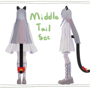 Devil Tail 悪魔のしっぽㅣ3D Model, VRChat - smallstore - BOOTH