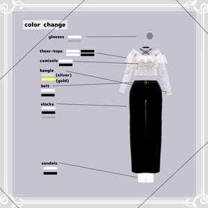 【2025y.Collection】checkmate【モード・パンツスタイル】 缩略图 2