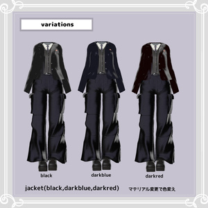 【ストリートモード・カーゴパンツスタイル】Knight 【複数アバター対応】 缩略图 10