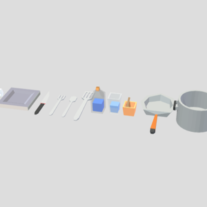 3D 料理道具 Lowpoly
