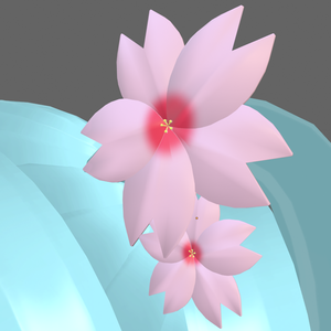 【3Dモデル】桜のアクセサリー