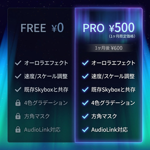 Aurora Effect Shader【無料／VRChatワールド向けオーロラ】 缩略图 2