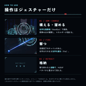 VERDICT-Δ（デルタ）── 溜めて撃つSF-HUD付きチャージビーム【Modular Avatar / PC】 缩略图 4