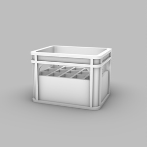 ビールケース 3D model 3Dプリンタ rhinoceros stl obj fbx blend フリー free