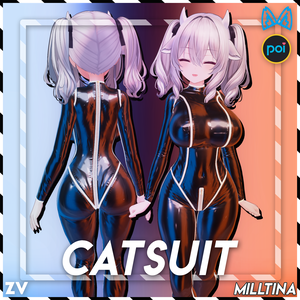 ラバースーツ 『Zeni Latex Catsuit』 - Milltina用