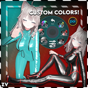 ラバースーツ 『Zeni Latex Catsuit』 - Shinano 缩略图 5