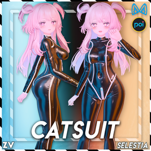 ラバースーツ 『Zeni Latex Catsuit』 - Selestia