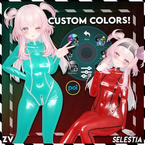 ラバースーツ 『Zeni Latex Catsuit』 - Selestia 缩略图 4