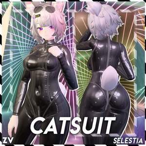 ラバースーツ 『Zeni Latex Catsuit』 - Selestia 缩略图 2