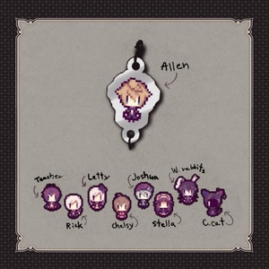 Alicemareドット絵連結アクリルチャーム