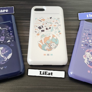 ◄SALE►ICカード収納＆ミラー付きスマホカバー（iPhone7&8専用）