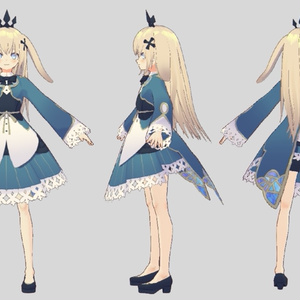 【VRoidモデル】ふしぎなこ【VRM/オリジナル３Dモデル】 缩略图 5