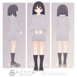 モトエなこ Renewal 2024 / オリジナル3Dモデル 缩略图 2