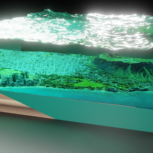 【3Dモデル】ハワイ海底都市