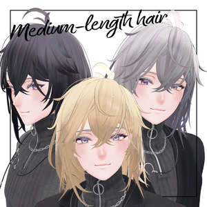 ミディアムヘア髪型【狛乃-Komano-/斑霞-Hanka- 】対応 缩略图 2