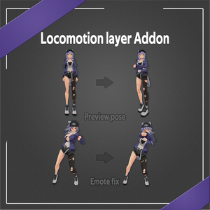 [VRChat] Locomotion layer addon
