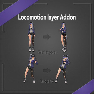 [VRChat] Locomotion layer addon