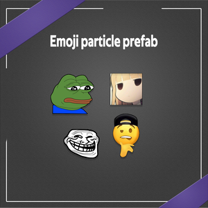[VRChat] emoji particle prefab 