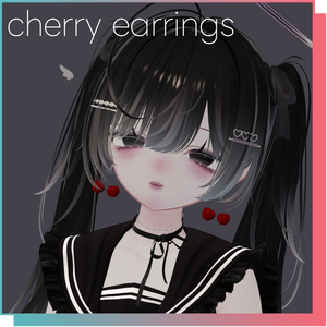 cherry earrings