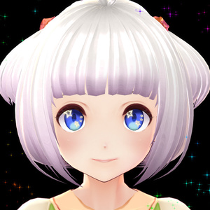 【無料】VRoid用テクスチャ星型ハイライト