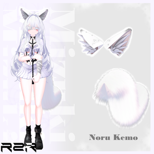 【SALE】NoruKemo Ear and Tail ✨13アバター対応済✨