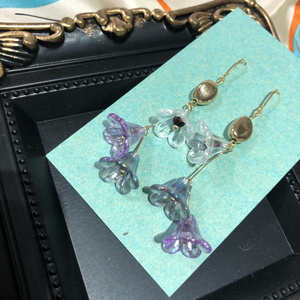 【ハンドメイド】真ワカモチーフピアスB