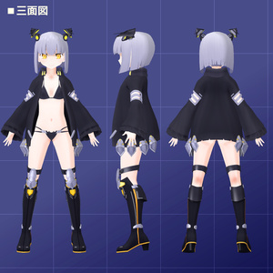 スカベンジャー（アズールレーン_ファンアート3Dモデル） 缩略图 2