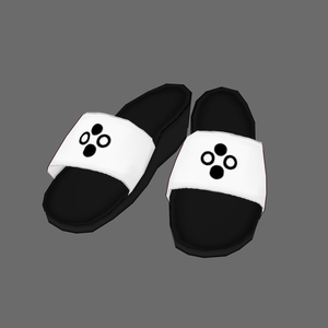 [VRoid/Free] Basic Sandal White ベーシックサンダル ホワイト #Revirsi rv0003-w