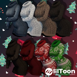 Christmas Sweater Dress Set[クリスマスセータードレスセット] 缩略图 3