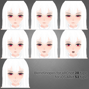 オリジナル3Dモデル『Yasna』【2019/PhysBones対応】 缩略图 3