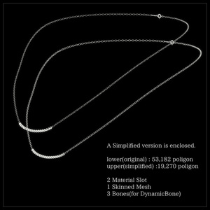 『VEDA Necklace 001』VRChat向けアクセサリー 缩略图 6