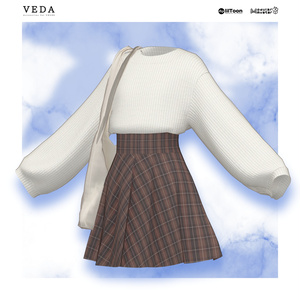 VEDA OverKnit & PleatsSkirt #VEDA_vrc 缩略图 2