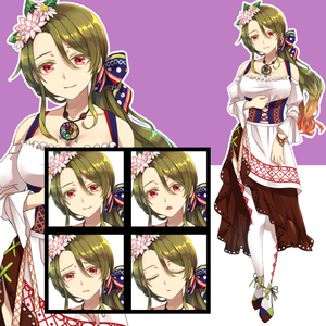 【立ち絵素材】女性03　メリア