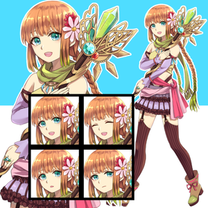 【立ち絵素材】女性04　メリア