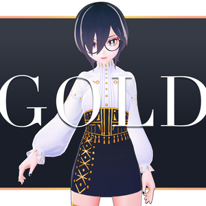 【無料版有】GOLD【VRoidベータ版用】