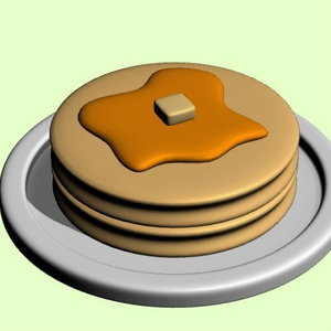 3Dホットケーキ
