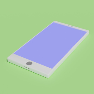 スマートフォン　 blenderデータ