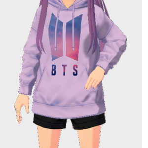 BTS Gradient icon hoodie