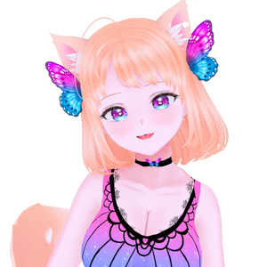 [Vroid] Butterfly Cat | VRM + VSFavatar 