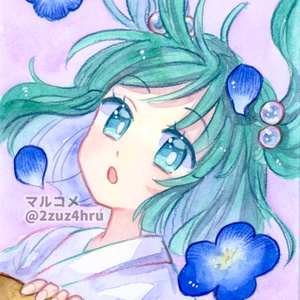 比那名居天子☆東方Project色紙直筆イラスト - ちきたま商店 - BOOTH