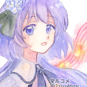 比那名居天子☆東方Project色紙直筆イラスト - ちきたま商店 - BOOTH