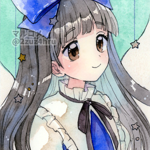 比那名居天子☆東方Project色紙直筆イラスト - ちきたま商店 - BOOTH