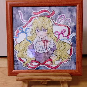 西行寺幽々子☆東方Project色紙直筆イラスト - ちきたま商店 - BOOTH