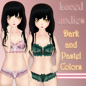 Laced Undies || 下着 ( Suitable for Both BETA AND NEW VROID )