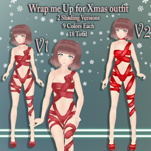 Wrap me Up outfit || Xmas VROID ( Stable version ) ~ クリスマス