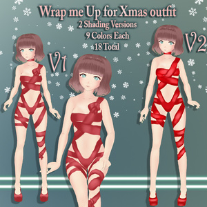 Wrap Me Up Outfit || Xmas VROID (Stable Version) ~ Christmas