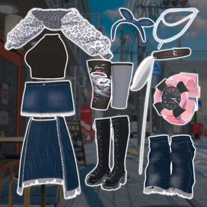 【13アバター対応】Denim nostalgia [#LTUSTORE] 缩略图 2