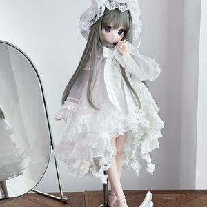 imomodoll corvus 1/4 カスタムヘッド アイ ピアス付き 難あり クール
