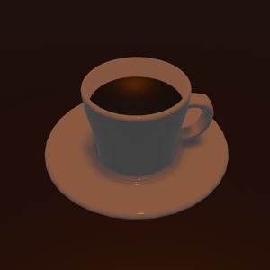 カジュアルなコーヒーカップ『blender3Dモデル』